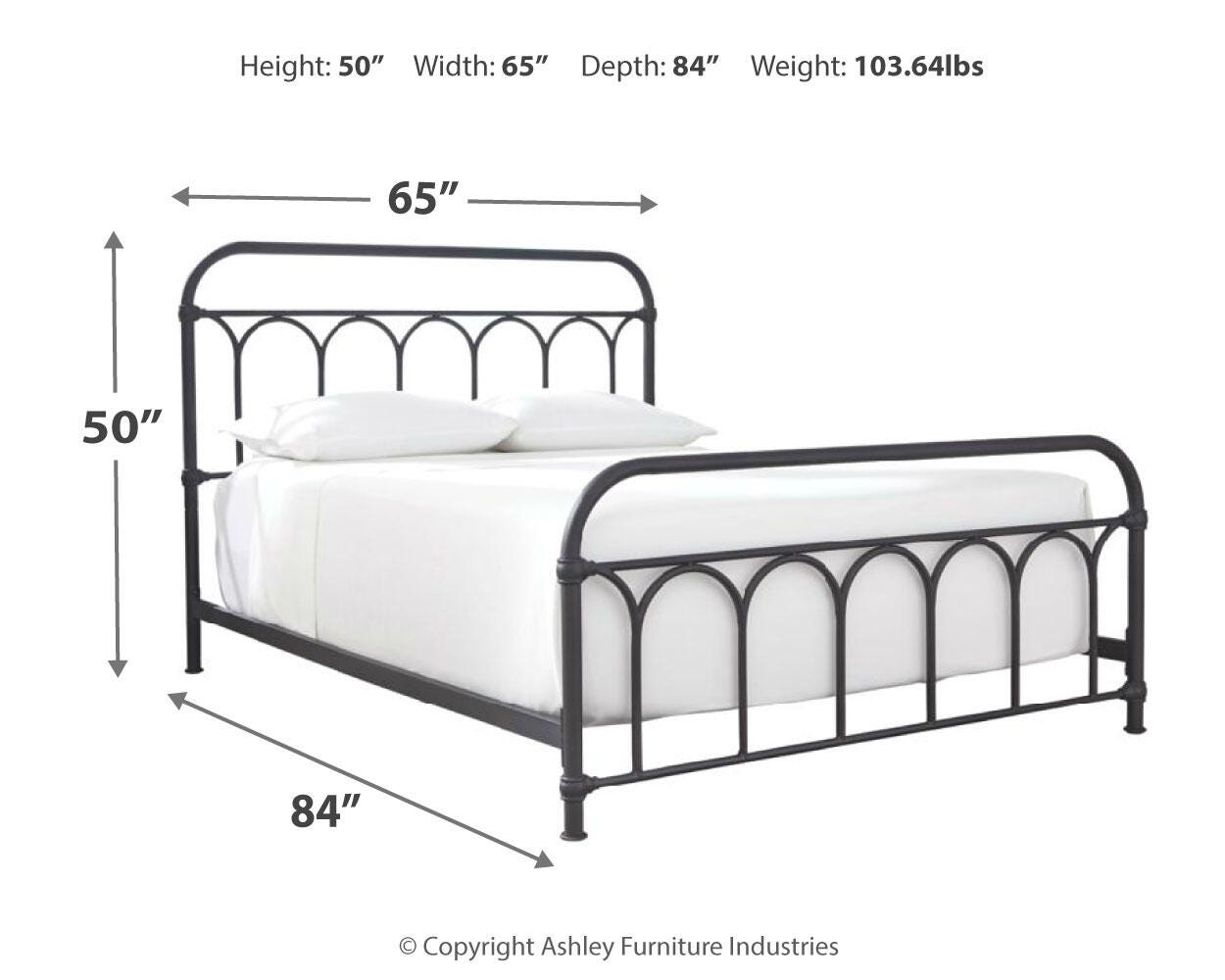 Nashburg Metal Bed