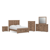 Oliandon Panel Storage Bed, Dresser, Mirror, Chest and Nightstand