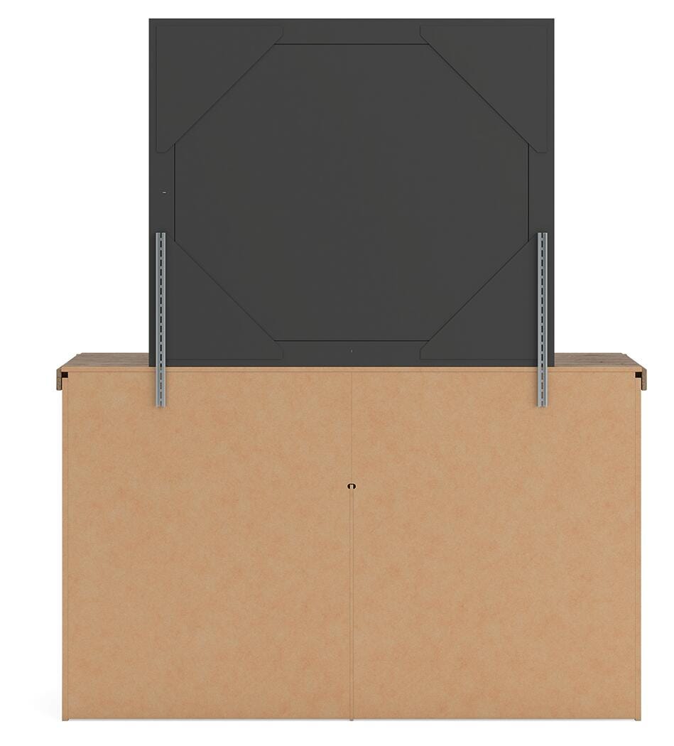 Oliandon Panel Storage Bed, Dresser, Mirror, Chest and Nightstand
