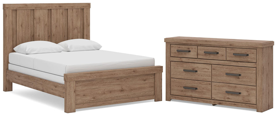 Oliandon Panel Bed and Dresser