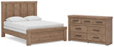 Oliandon Panel Bed and Dresser