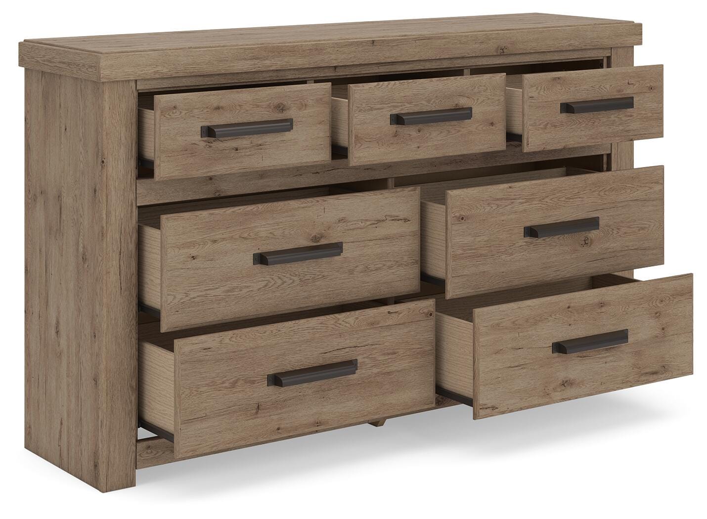 Oliandon Panel Bed, Dresser and Nightstand