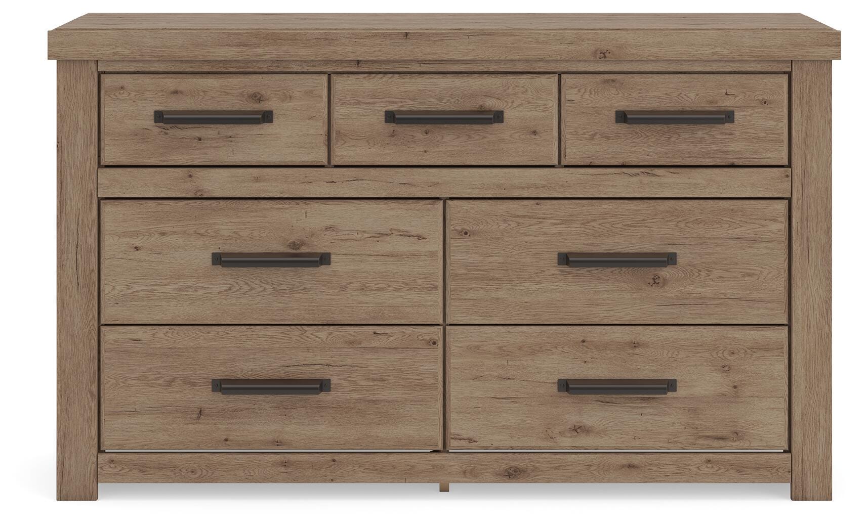 Oliandon Panel Bed, Dresser and Nightstand