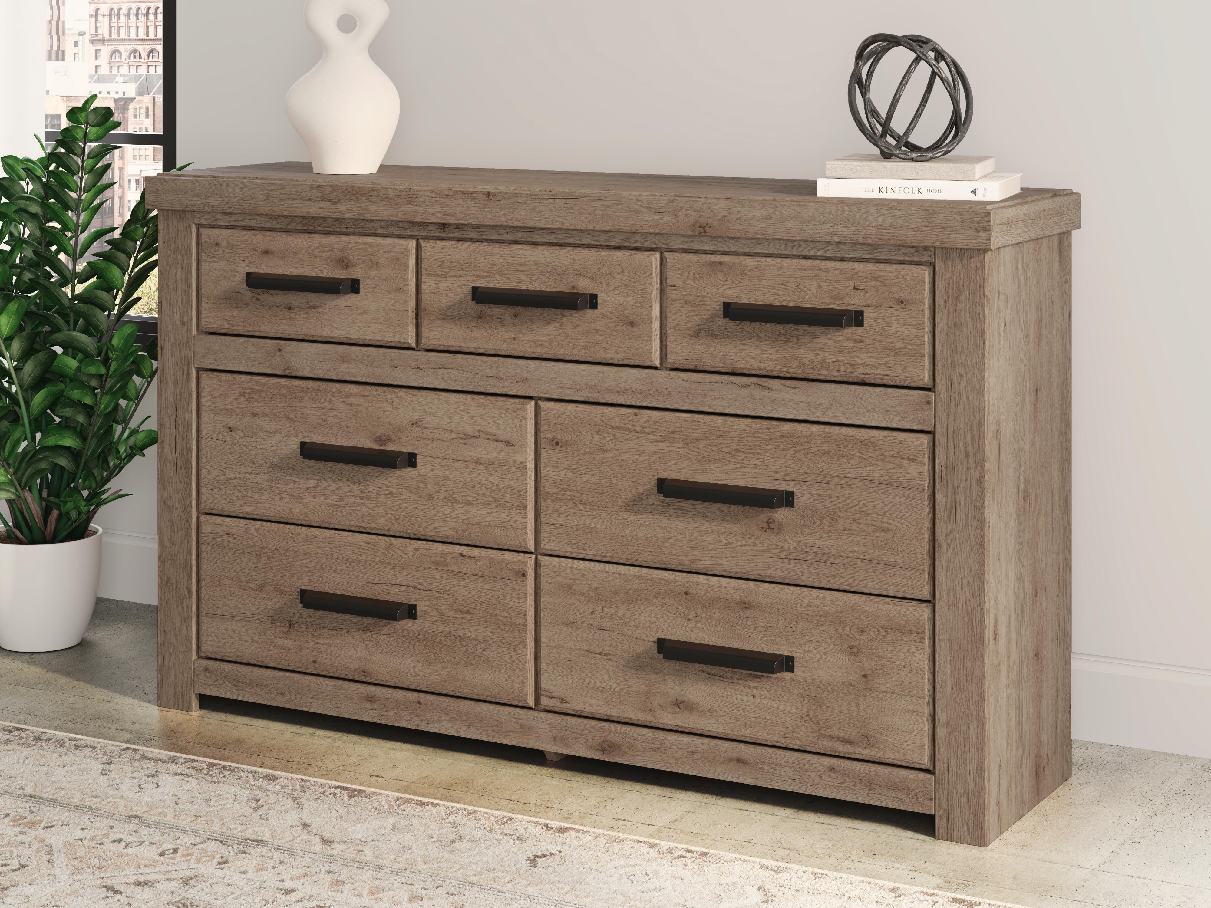 Oliandon Panel Bed, Dresser and Chest