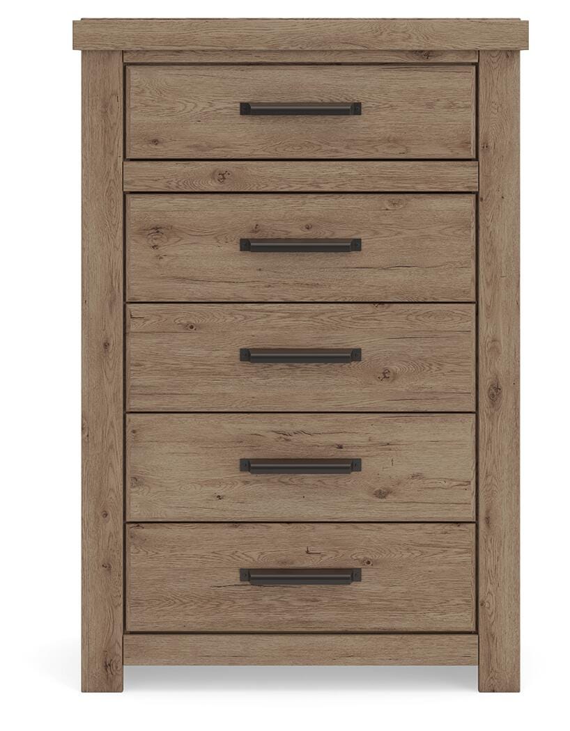 Oliandon Panel Bed, Chest and Nightstand