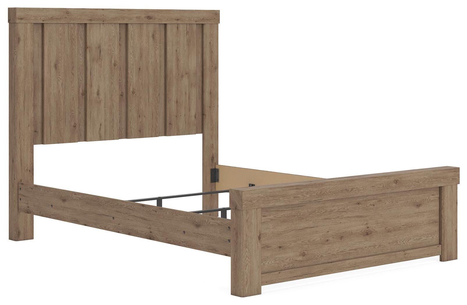 Oliandon Panel Bed, Dresser, Mirror, Chest and Nightstand