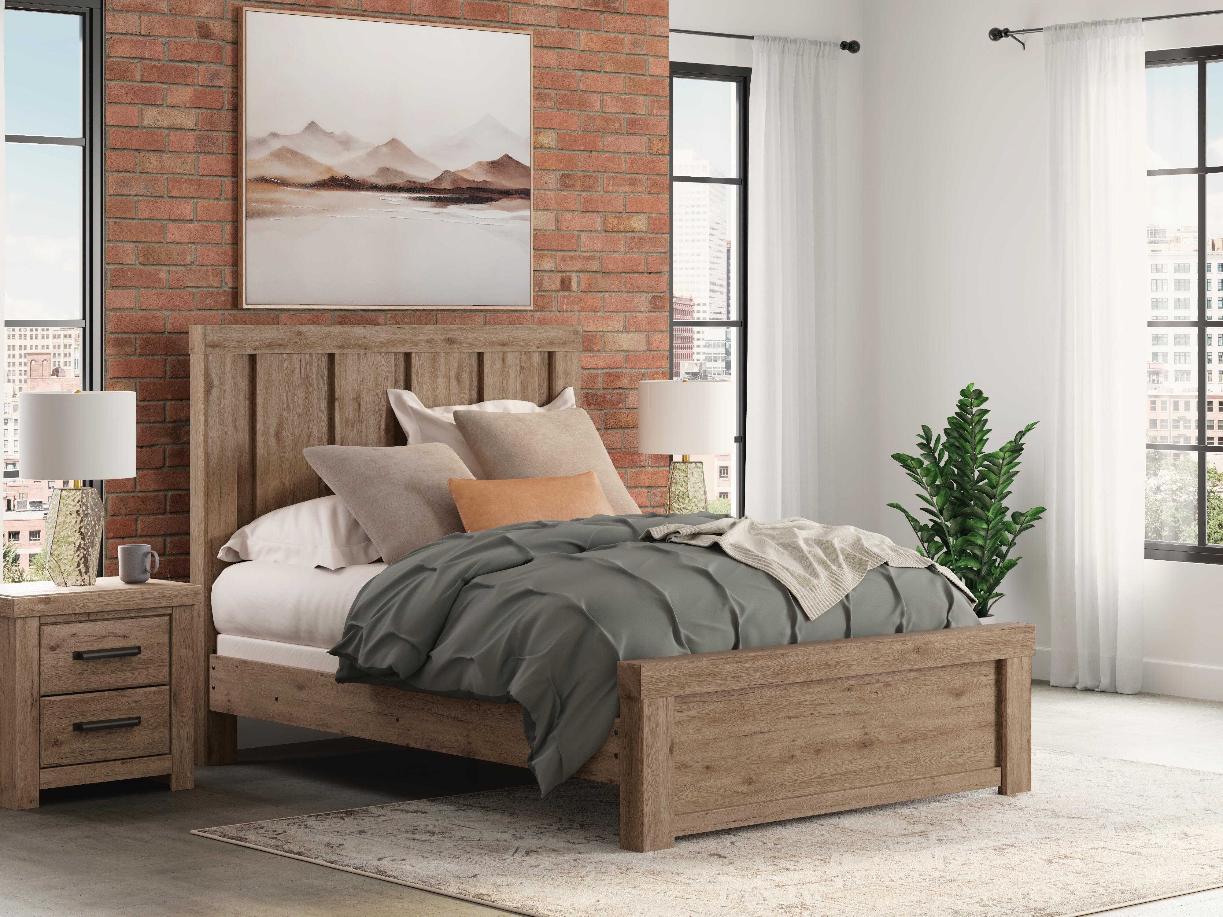 Oliandon Panel Bed and Dresser