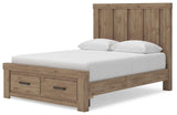 Oliandon Panel Storage Bed