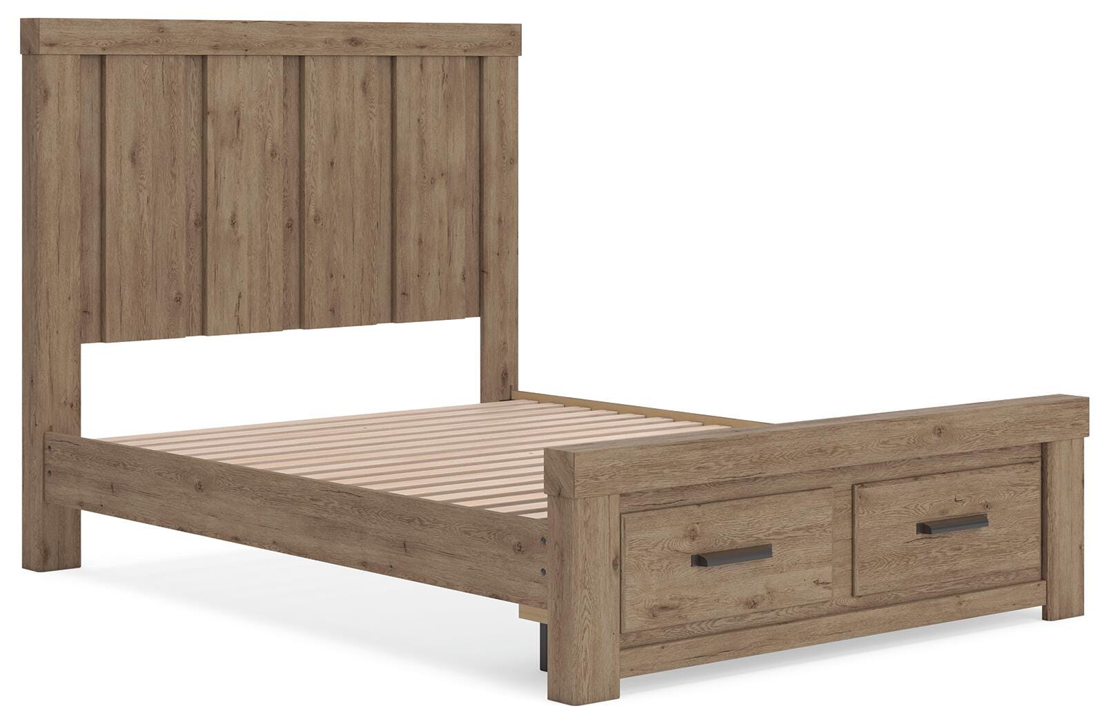 Oliandon Panel Storage Bed