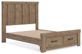 Oliandon Panel Storage Bed