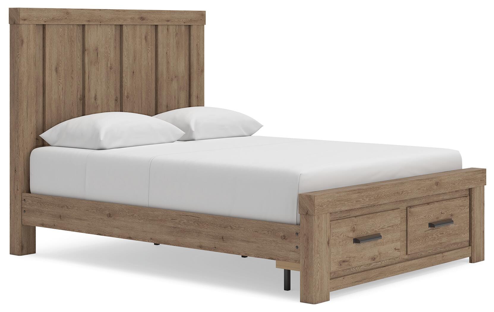 Oliandon Panel Storage Bed
