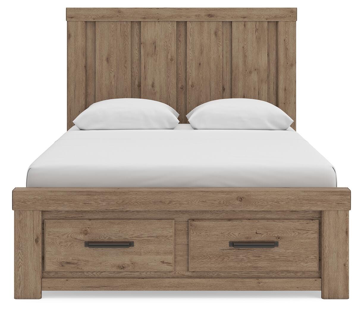 Oliandon Panel Storage Bed, Dresser, Mirror and Chest
