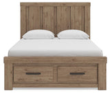 Oliandon Panel Storage Bed, Dresser and Nightstand