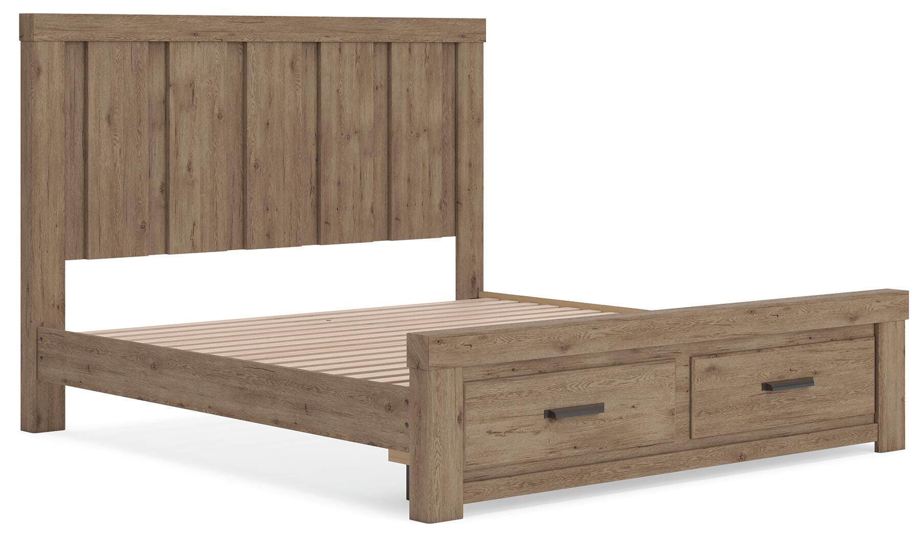 Oliandon Panel Storage Bed and Dresser