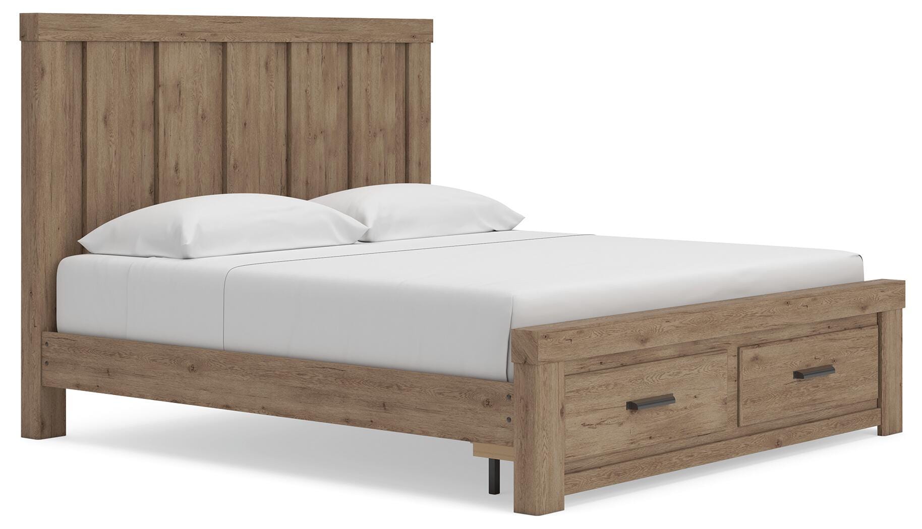 Oliandon Panel Storage Bed, Dresser and Nightstand
