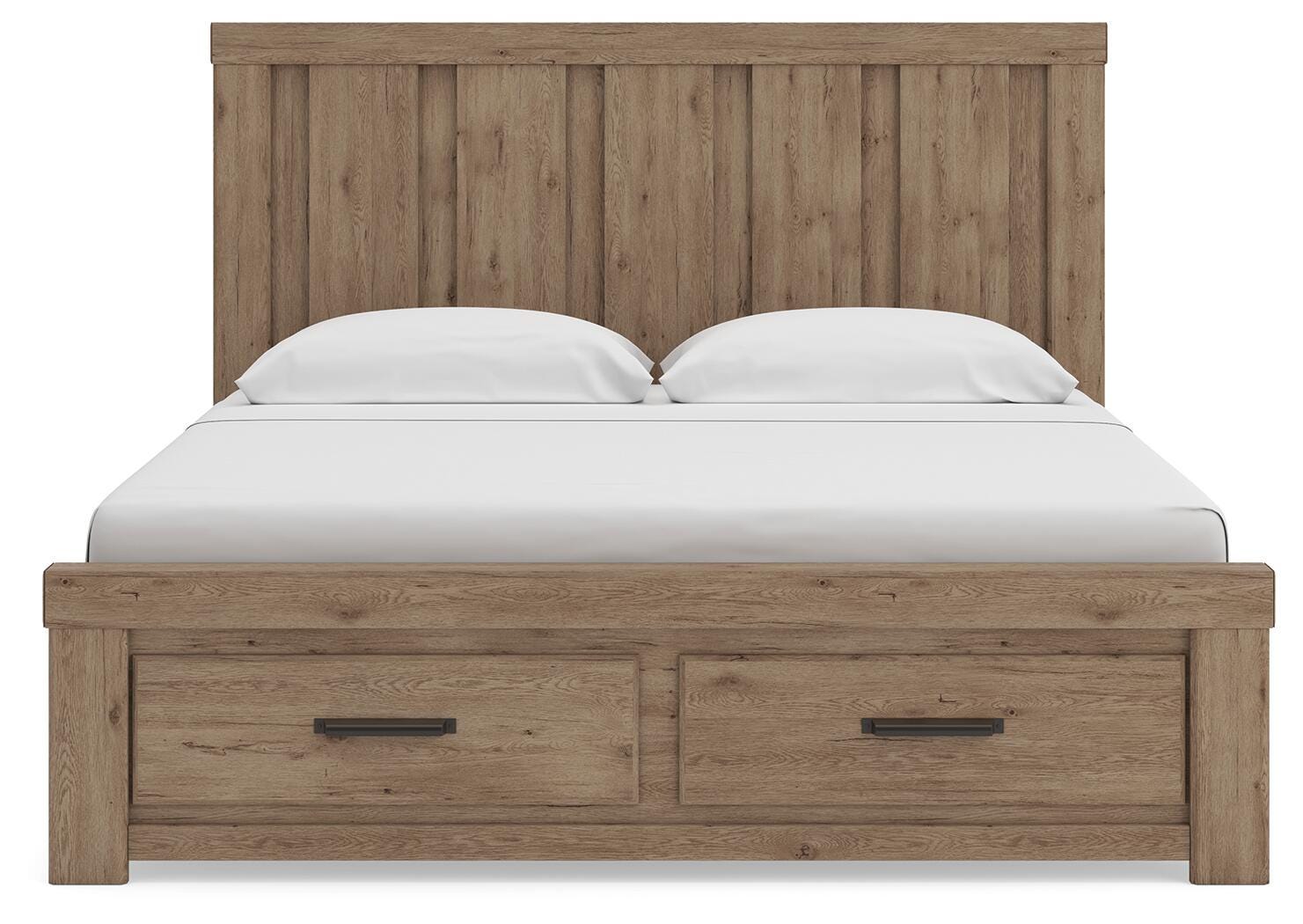 Oliandon Panel Storage Bed, Dresser and Chest