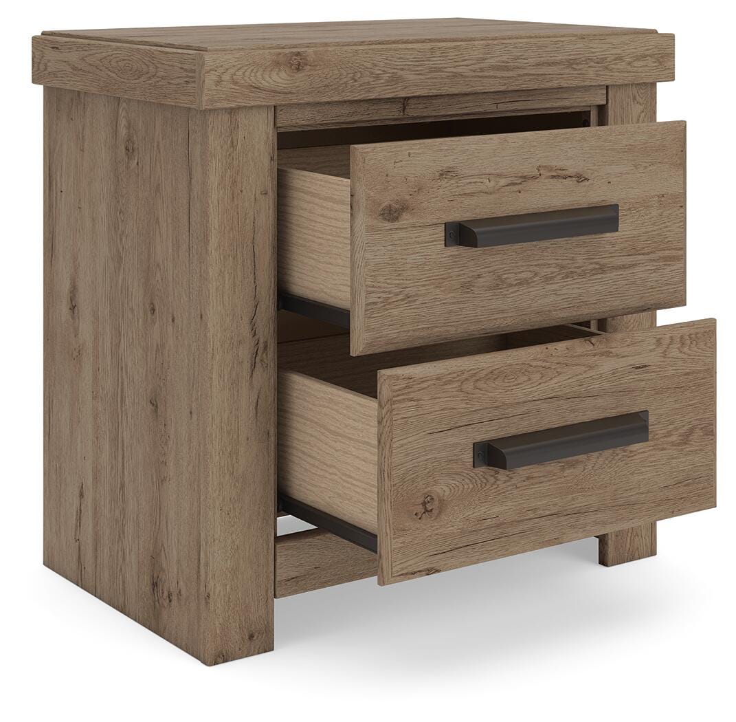 Oliandon Panel Bed, Dresser and Nightstand