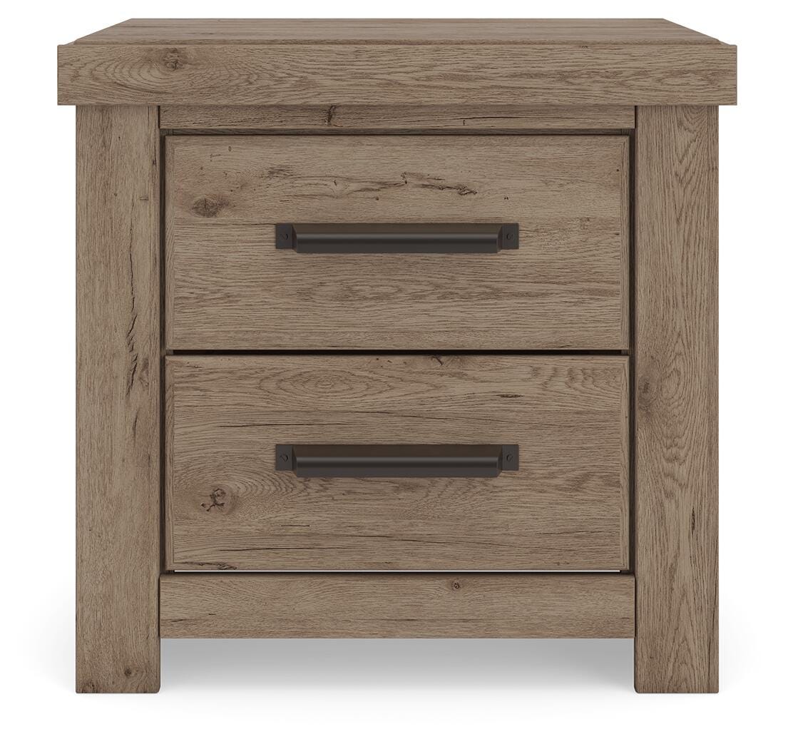 Oliandon Panel Storage Bed, Dresser and Nightstand