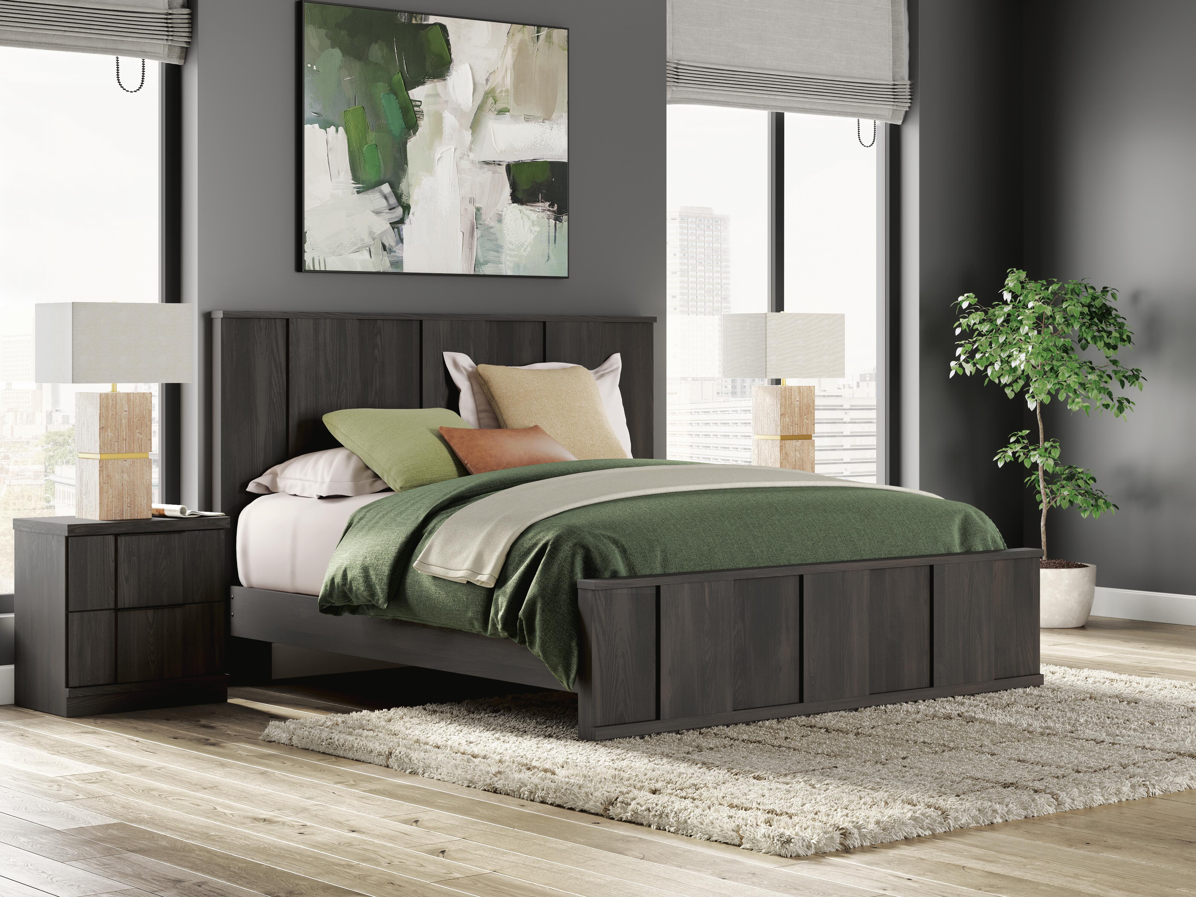 Shaehartin Panel Platform Bed