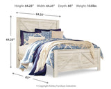Bellaby Crossbuck Panel Bed, Dresser and Mirror