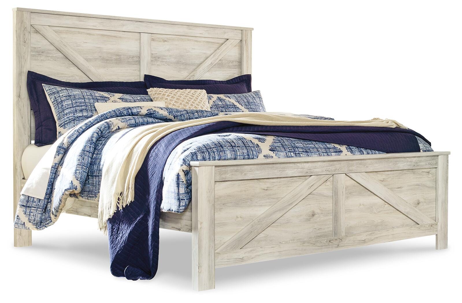 Bellaby Panel Bed, Dresser, Mirror, and Nightstand