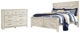 Bellaby Crossbuck Panel Bed with Dresser