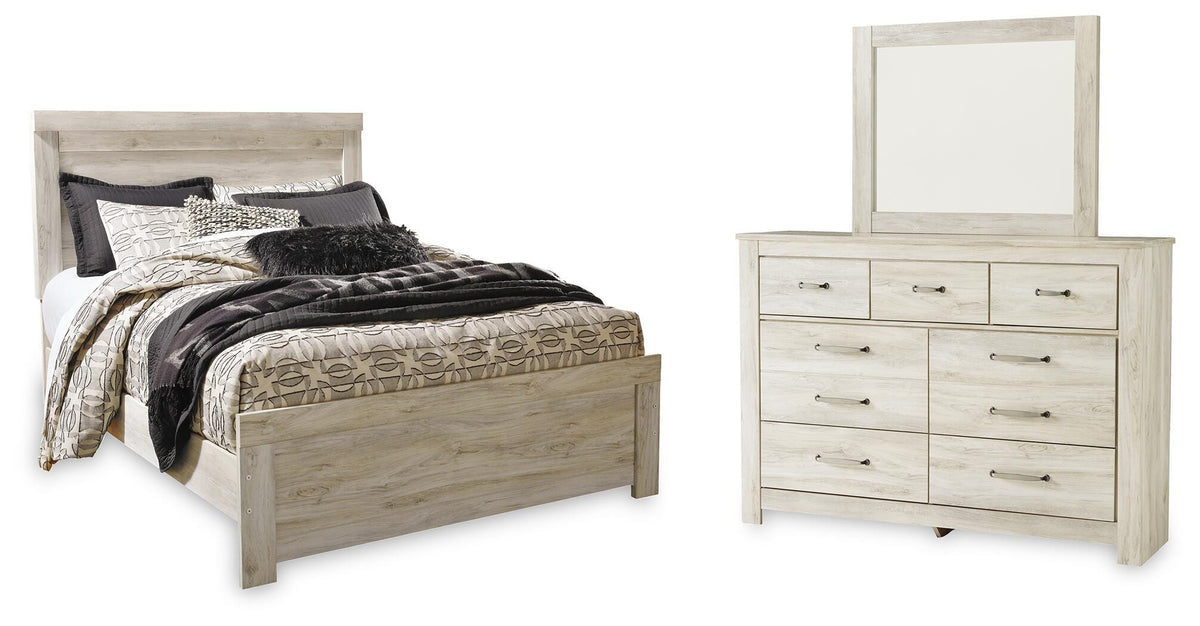 Bellaby Panel Bed, Dresser and Mirror