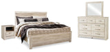 Bellaby Panel Bed, Dresser, Mirror and 2 Nightstands