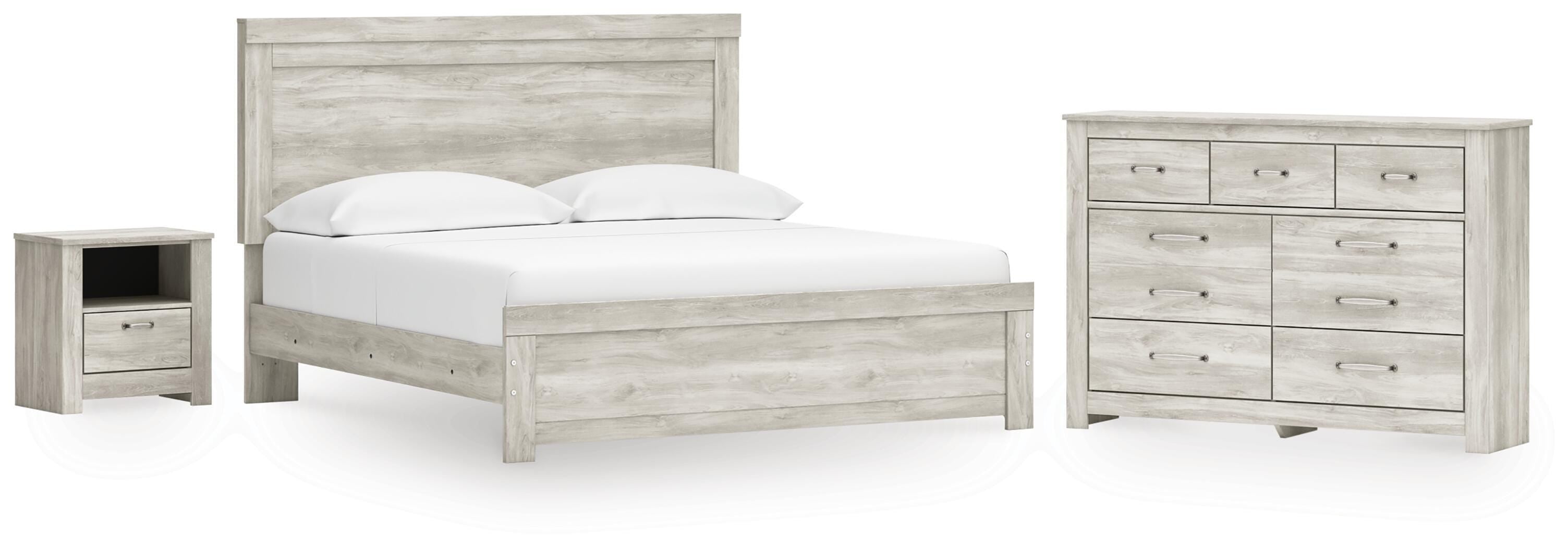 Bellaby Panel Bed with Dresser and Nightstand