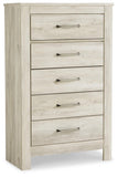 Bellaby Storage Bed, Dresser, Mirror, Chest and 2 Nightstands