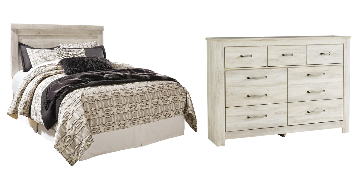 Bellaby Panel Headboard with Dresser