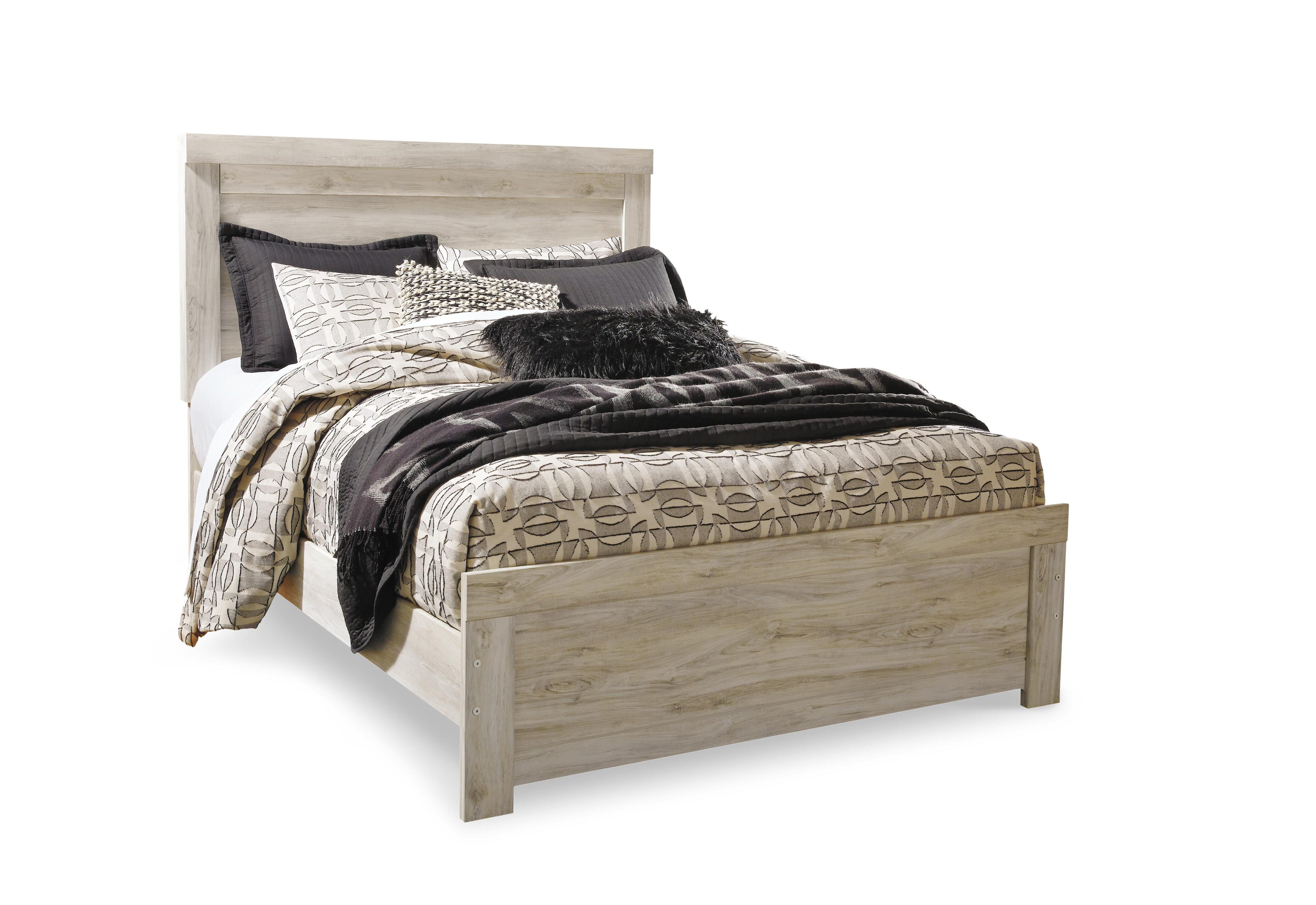 Bellaby Panel Bed with Mirrored Dresser, Chest and Nightstand