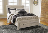 Bellaby Platform Bed with 2 Storage Drawers with Dresser