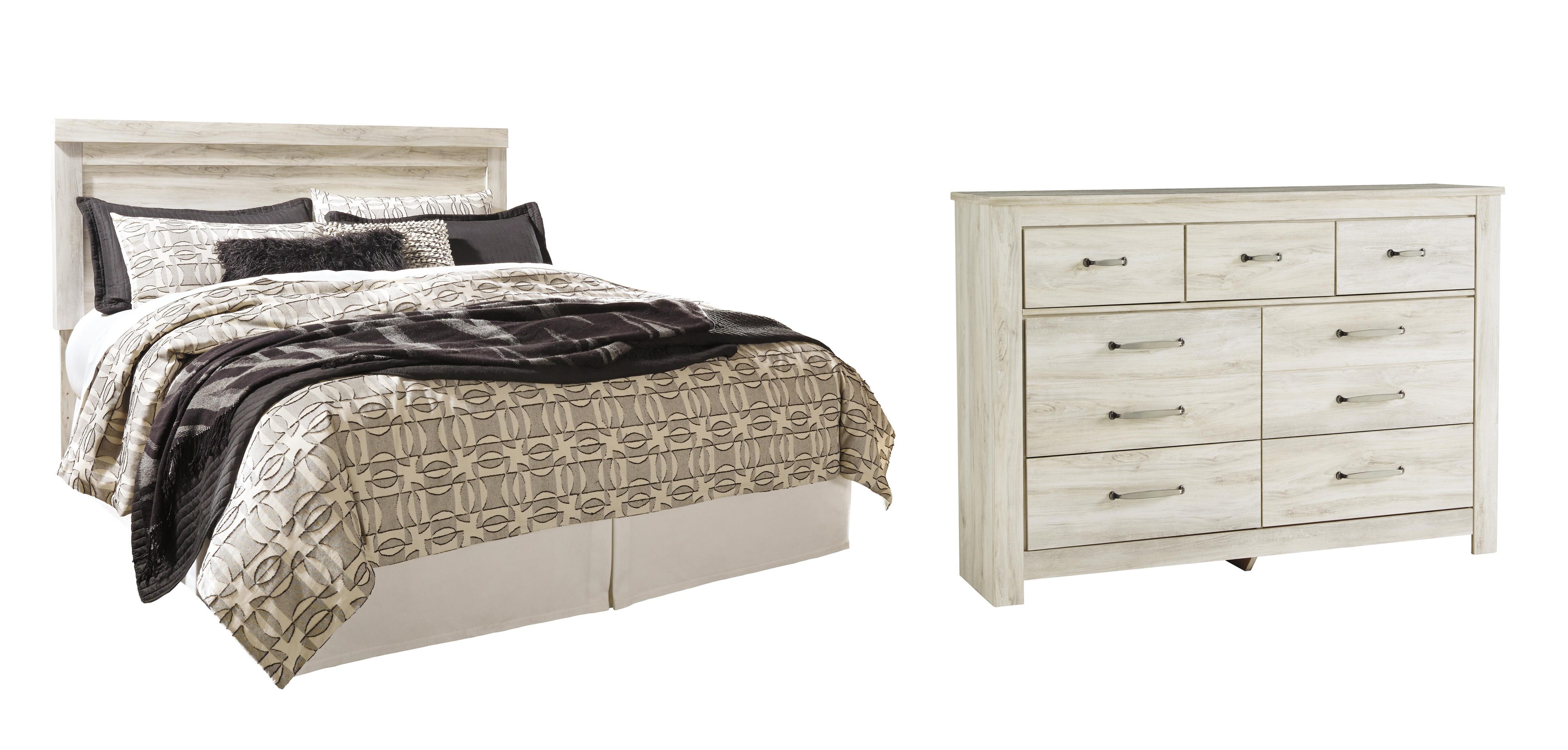 Bellaby Panel Headboard with Dresser