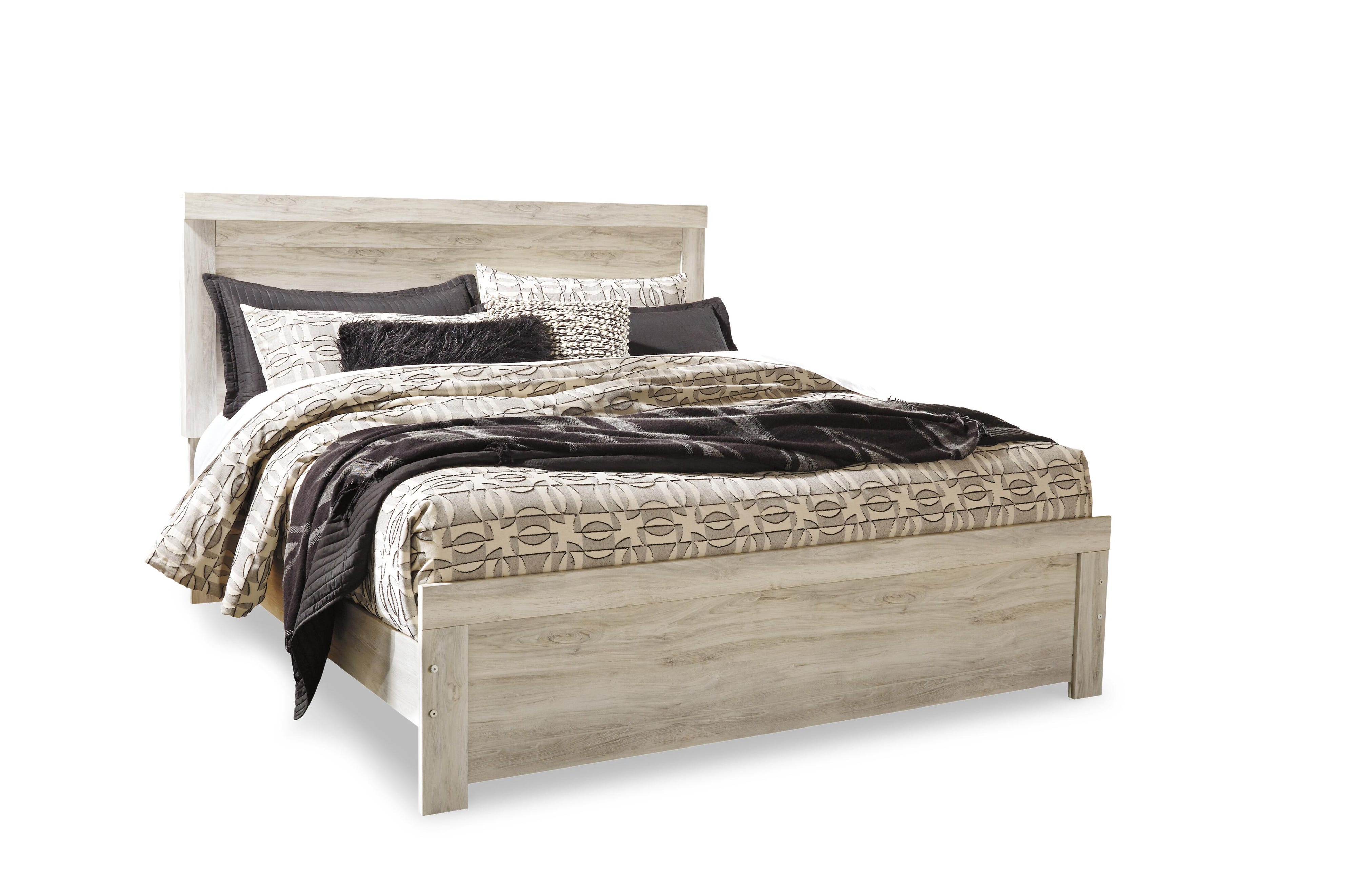 Bellaby Panel Bed with Mirrored Dresser, Chest and Nightstand