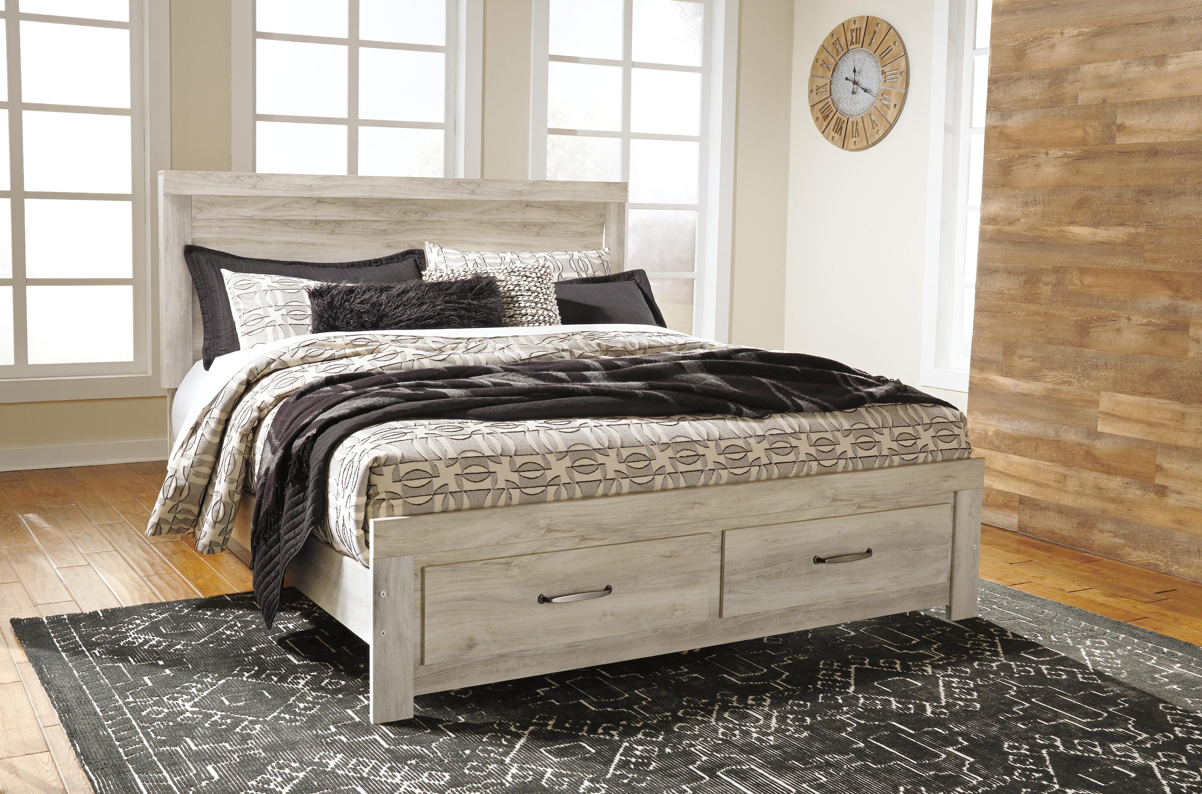 Bellaby Storage Bed and 2 Nightstands