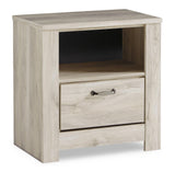 Bellaby Panel Bed with Mirrored Dresser and 2 Nightstands
