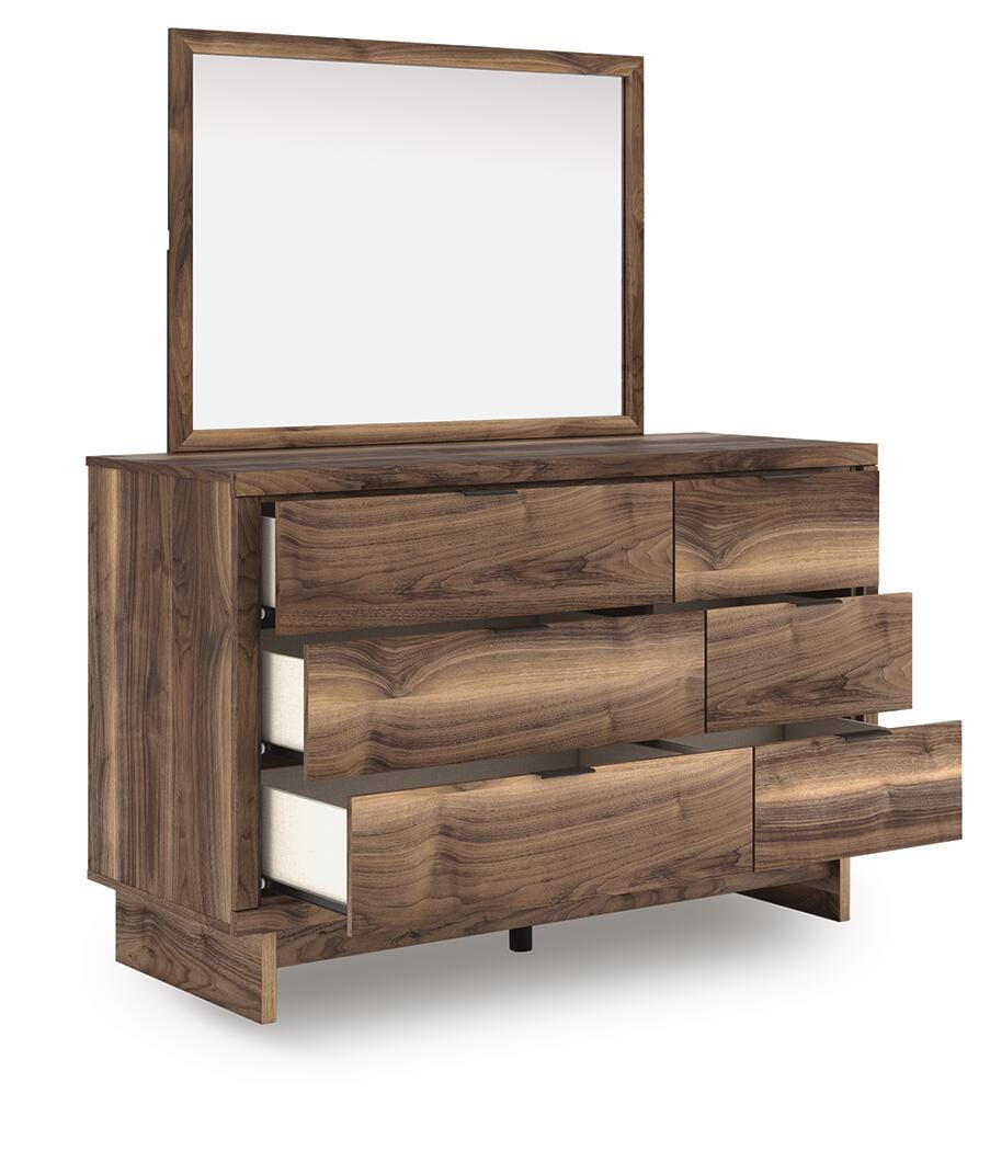 Chirason Panel Platform Bed, Dresser and Mirror