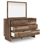 Chirason Panel Platform Bed, Dresser and Mirror