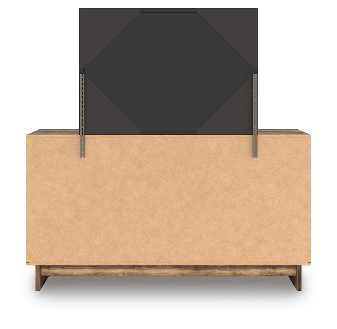 Chirason Panel Platform Bed, Dresser and Mirror