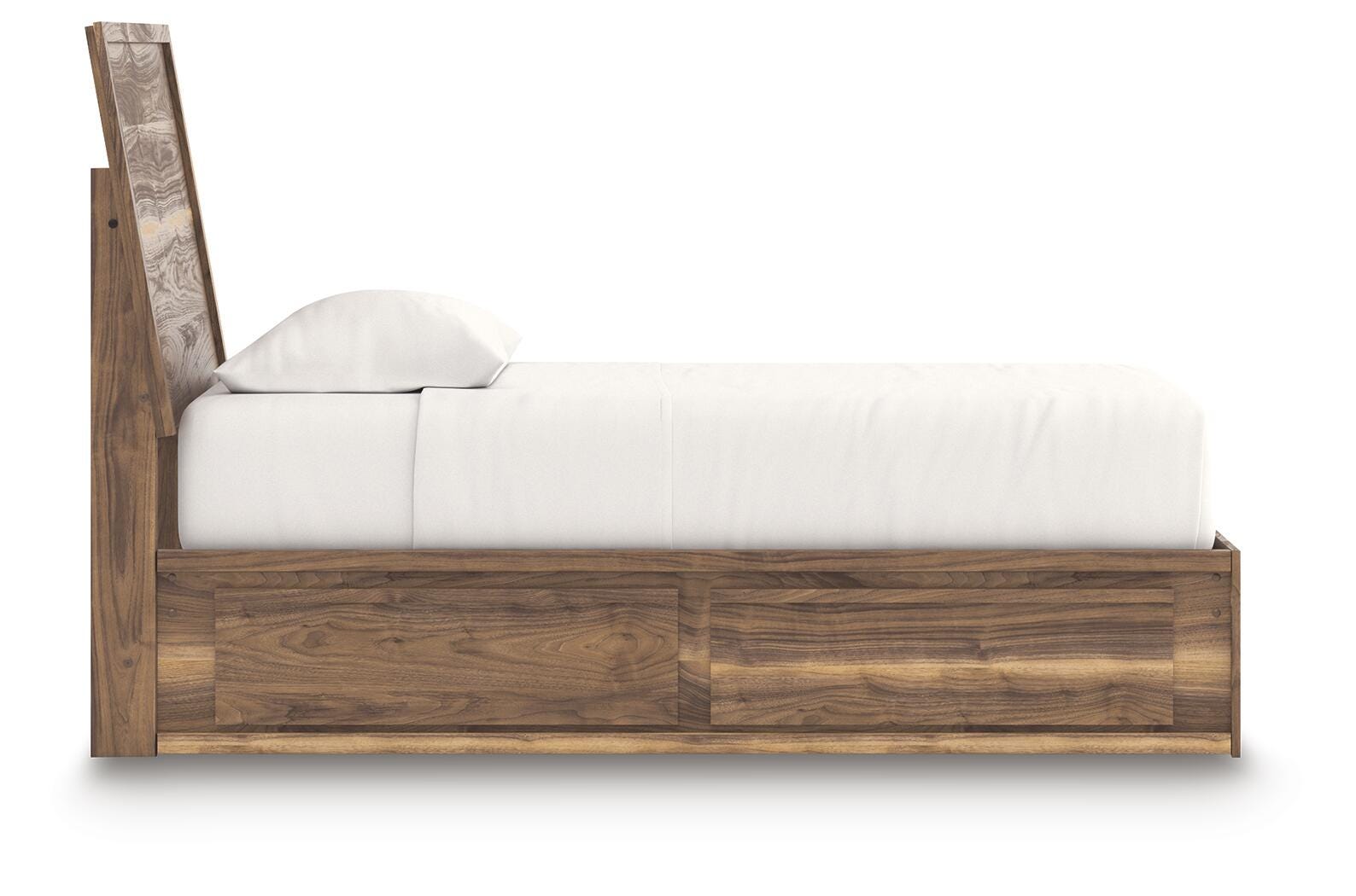 Chirason Panel Bed with Storage, Dresser and Mirror