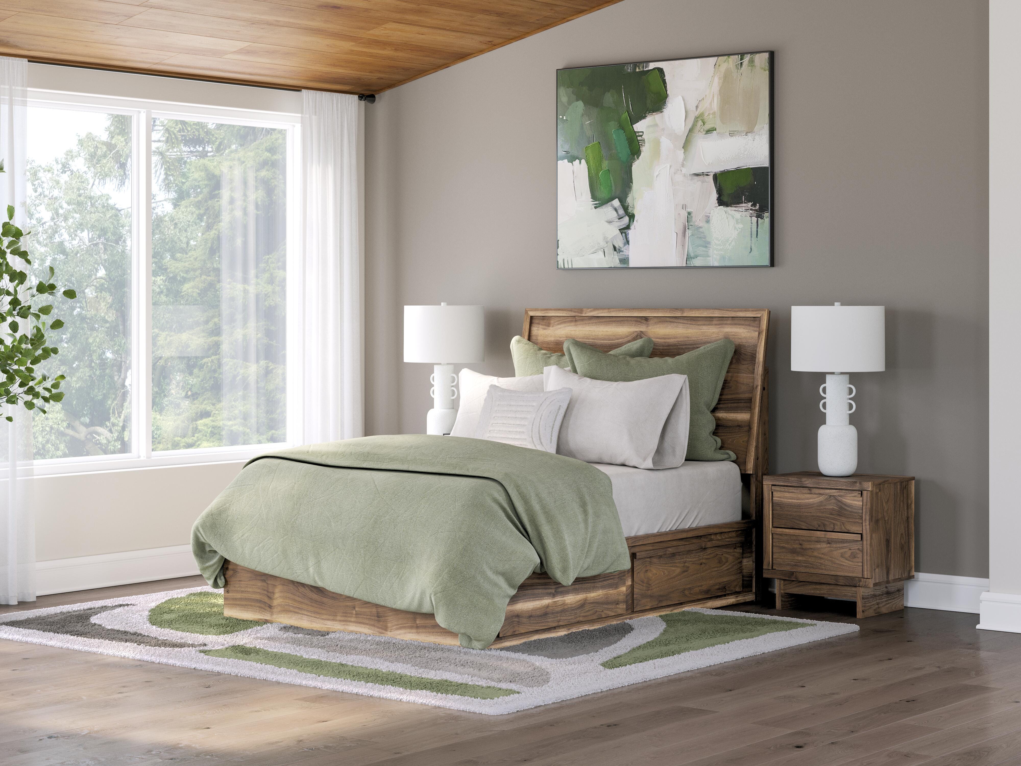 Chirason Panel Bed with Storage