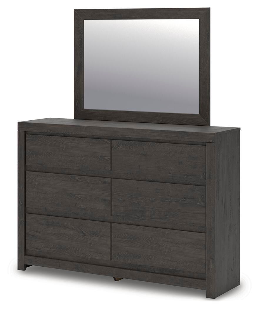 Fraluna Panel Bed, Dresser, Mirror, Chest and Nightstand