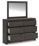 Fraluna Panel Bed, Dresser, Mirror, and Nightstand