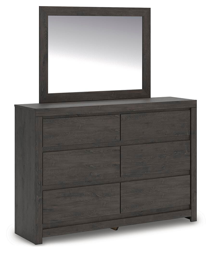 Fraluna Panel Bed, Dresser and Mirror