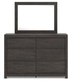 Fraluna Panel Bed, Dresser, Mirror, and Nightstand