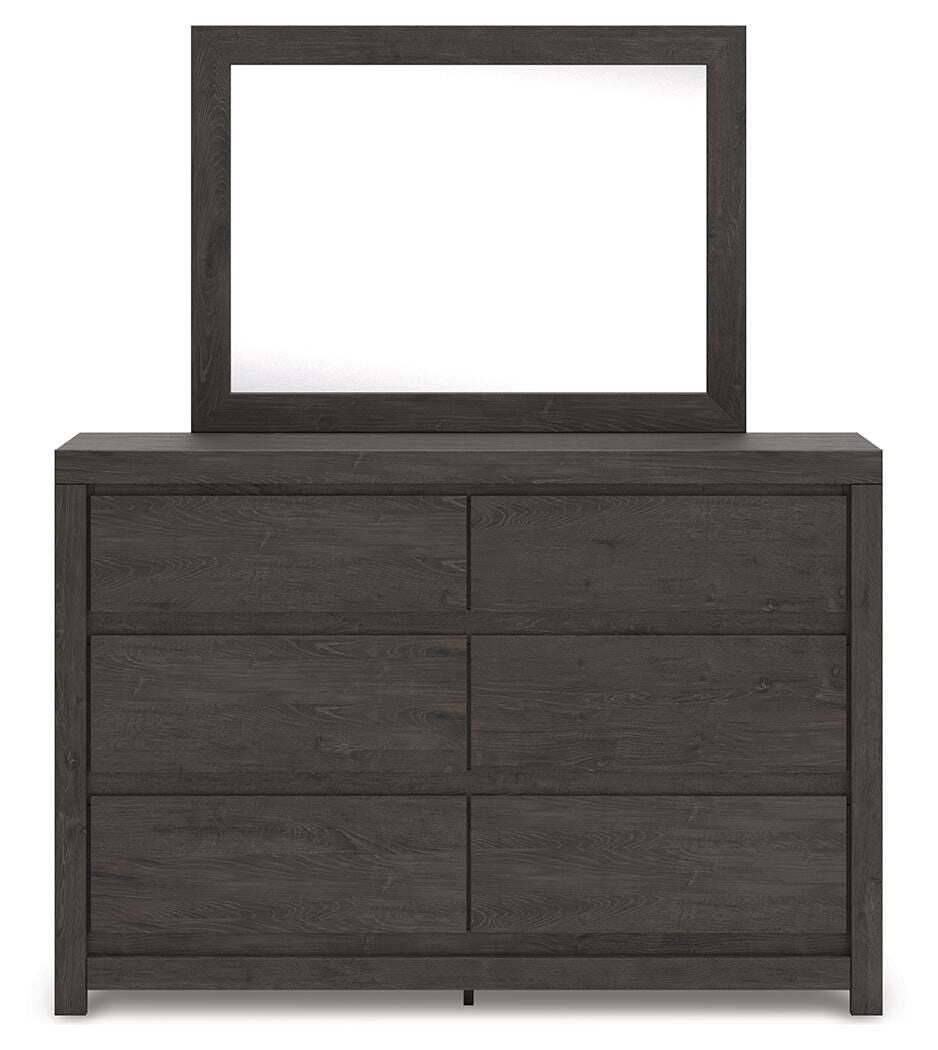 Fraluna Panel Bed, Dresser and Mirror