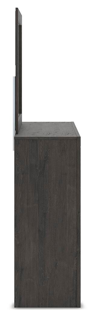 Fraluna Panel Bed, Dresser, Mirror, and Nightstand