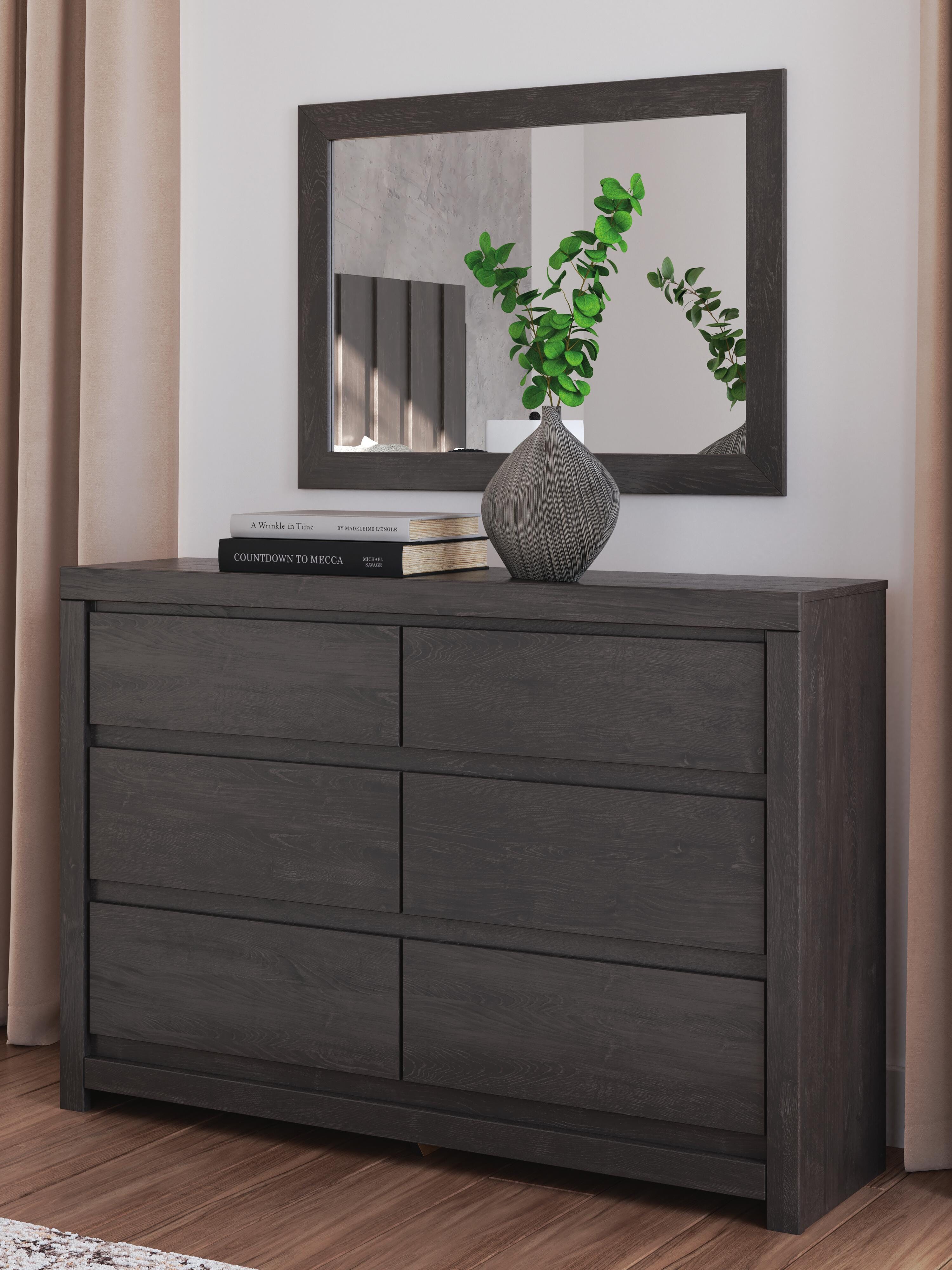 Fraluna Panel Storage Bed, Dresser and Mirror