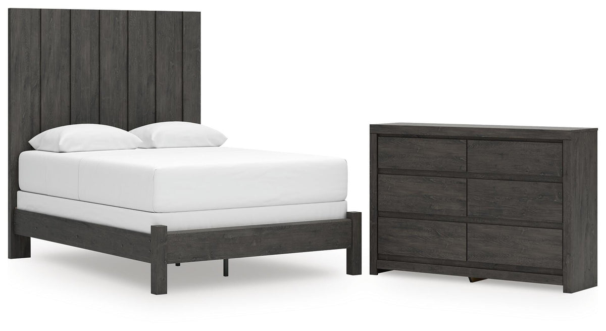 Fraluna Panel Bed and Dresser